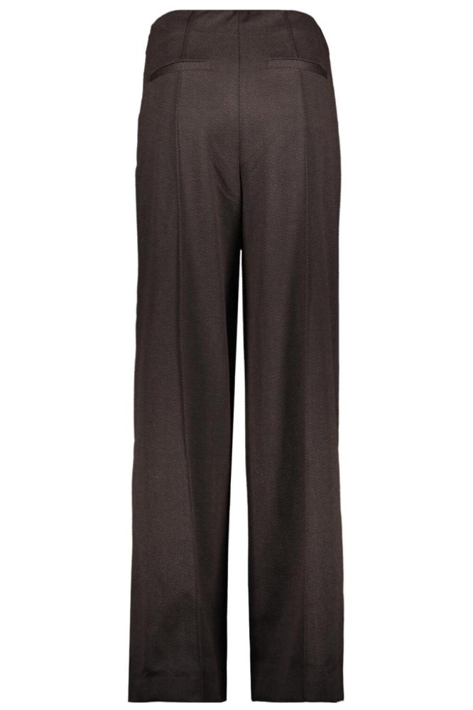 IHKATE JACQUARD LONG PA 20124976 900001779 BLACK BROWN HERRINGBONE